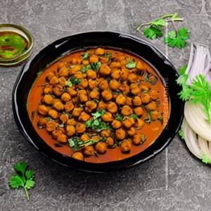 Chana methi garlic
