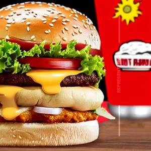 Lazeez Fast Food special burger