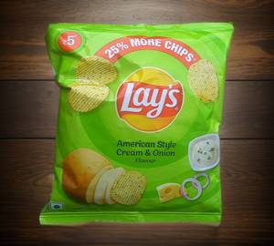 American style cream and onion lays