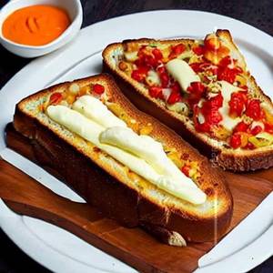 Cheese chilly toast