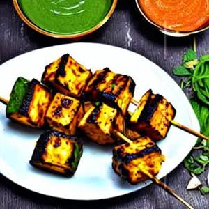 Tahina paneer tikka
