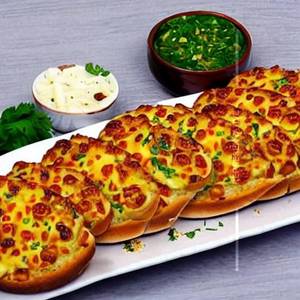 Cheese chilli garlic bread