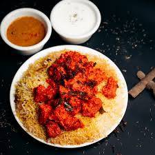 Chicken 65 biryani