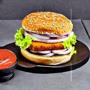 Paneer Crisp Cheese Burger