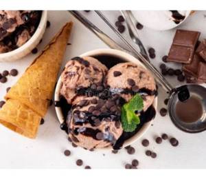 Chocolate choco chips ice cream chocolate