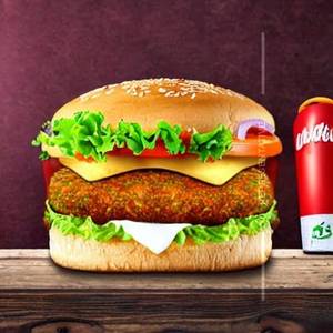 Veg cheese burger