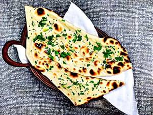 Garlic naan