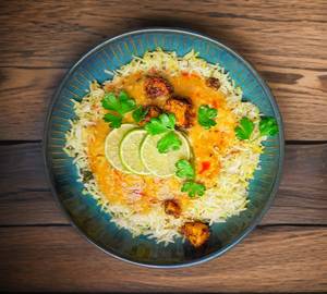 Jeera rice with dal tadka