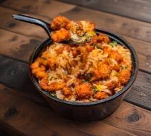 Chicken Poppers with Jeera Rice Bowl