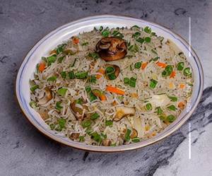 Mushroom onion fried rice