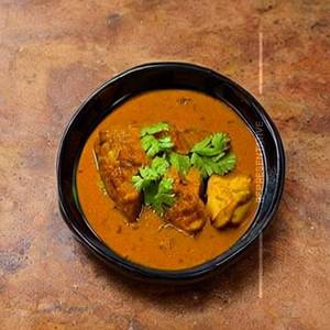 Half fish curry