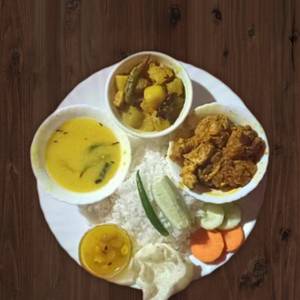Chickan  Rice  Thali