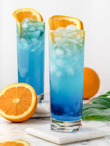 Blue Lagoon Mocktail