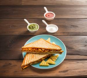 Cheesy Paneer Sandwich