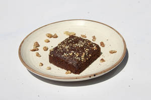 Eggless Walnut Brownie