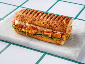 Chipotle Paneer And Mozarrella Panini Sandwich