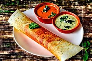 Paneer Cheese Palak Dosa