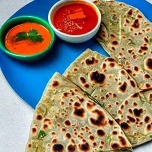 Schezwan Gobhi Paratha