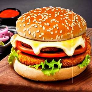 Peri Peri Cheese Delight Burger