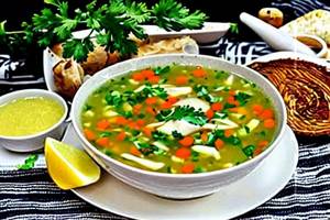 Lemon Coriander Soup