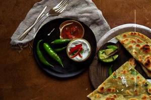 Cheese Jalapeno Paratha
