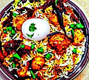 Chicken fry biryani (family pack)