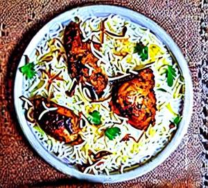 Chicken muradabadi biryani