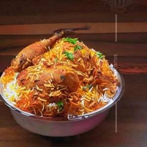 Chicken dum biryani [half]