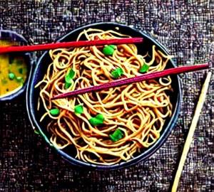 Veg manchrian noodles