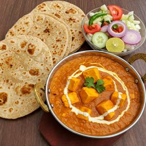 4 Roti + 1 Paneer Butter Masala + Salad Combo 