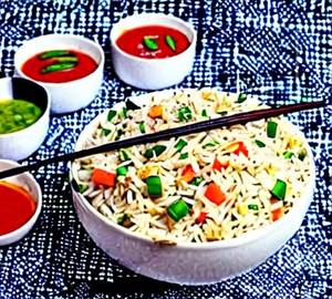Schezwan Chicken Fried Rice
