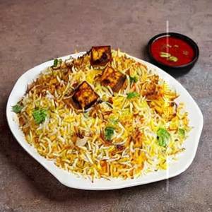 Paneer lazeez biryani