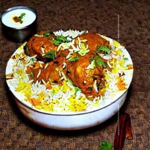 Lucknowi desi ghee chicken biryani