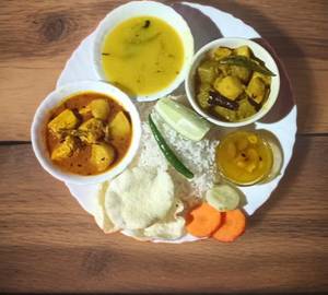 Veg Rice Thali