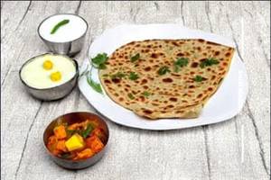 Cheese Corn Capcicum Paratha