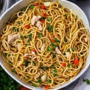 Chicken egg noodles double