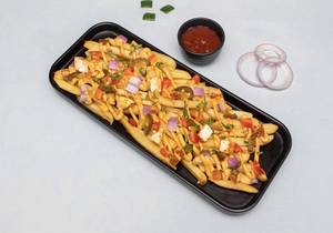 Paneer Tikka Loaded Fries