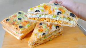 Pizza On Sandwich