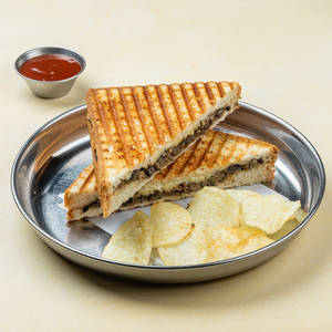 Grilled Mushroom & Cheese Sandwich