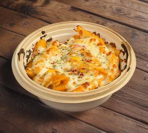 Baked Cheese Mix Sauce Pasta