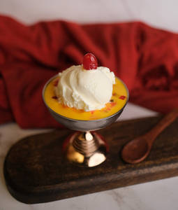 Fruit Salad With Ice Cream