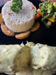 Italian Roll Chicken Steak