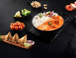 Paneer Masala Rice Bowl + Gulab Jamun + 3 Mini ...