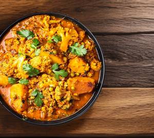 Aloo gobhi and matar vegetables