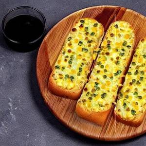 Corn Cheese Garlic Bread