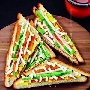 Veg Toast Sandwich (Cheese)