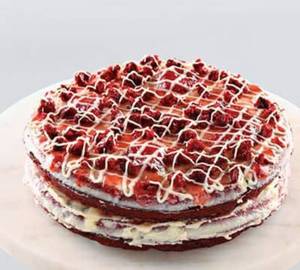 Berry Red Velvet Strawberry  [ Double  Layer]