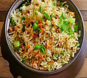 Burnt Garlic Fried Rice Veg