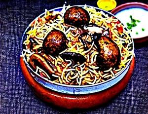 Mushroom Briyani