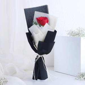 Exotic Single Red Rose